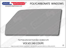 ポリカーボネート ウインドウキット｜Volvo 240 - 2dr Coupe